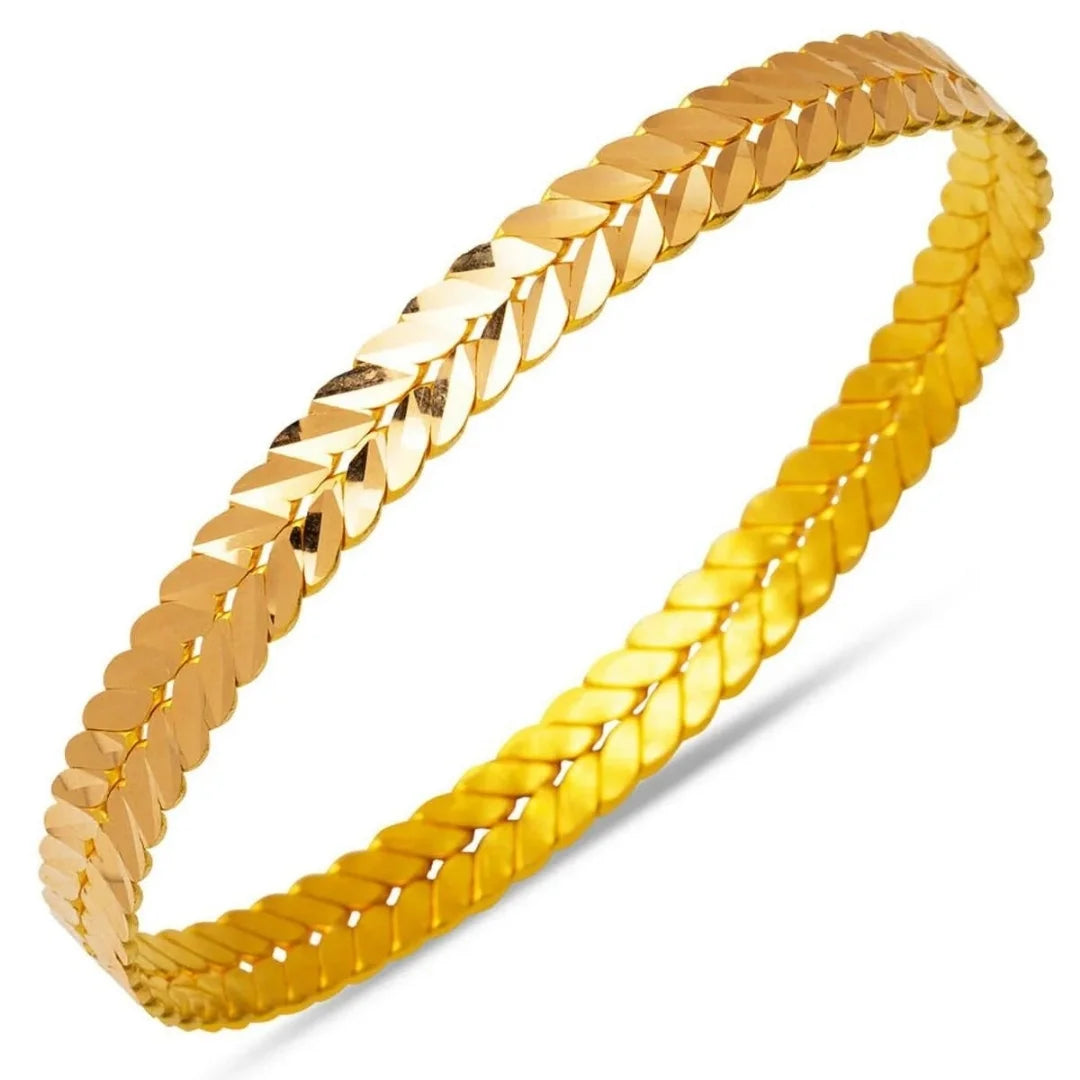 Basak Armreifen (Bilezik) 22k handgemacht Gold 916er Gold