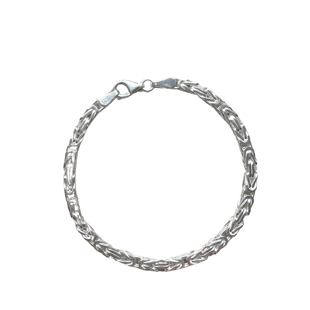 Königskette-Armband in 925 Silber