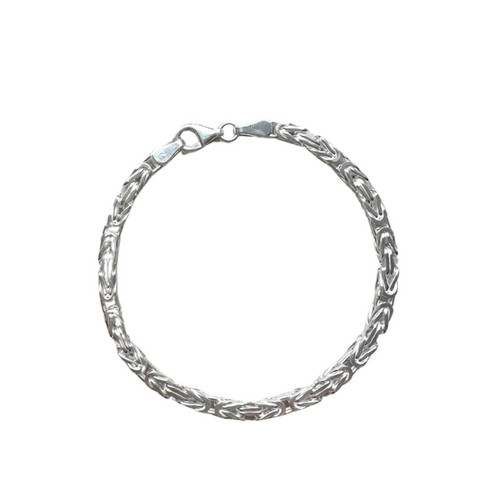 Königskette-Armband in 925 Silber