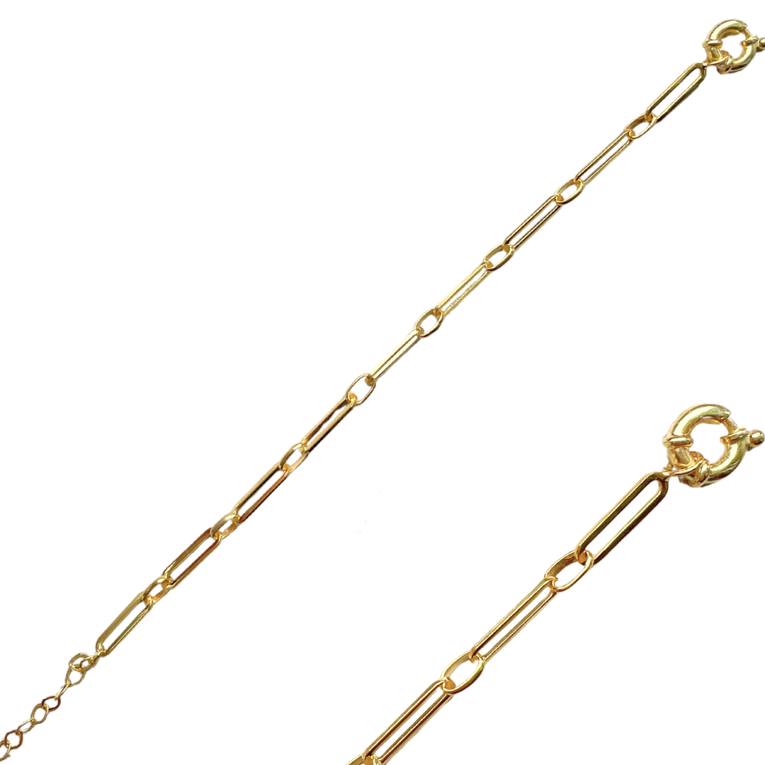 Damenarmband in 925er Silber 18k vergoldet