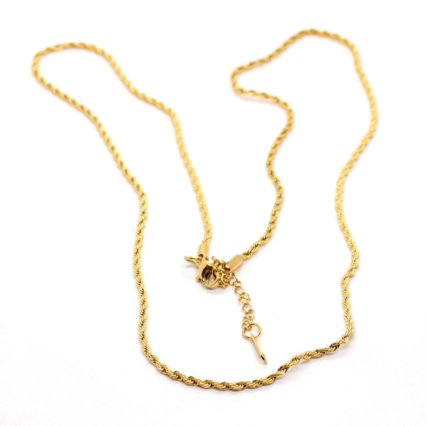 Kordelkette in 18k vergoldet Edelstahl