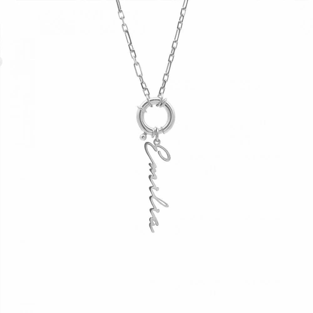 Namenskette in 925er Silber Signature