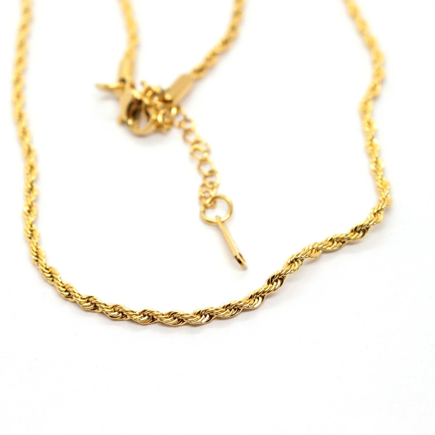 Kordelkette in 18k vergoldet Edelstahl