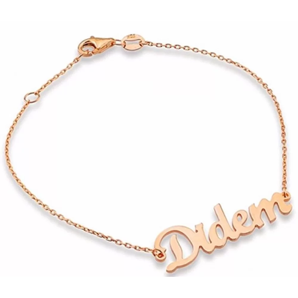 Armband mit einem Namen in 925er Silber schlicht