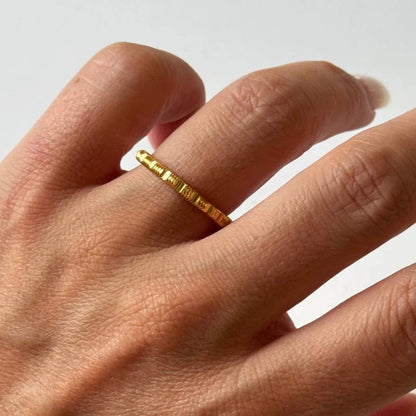 Ajda Ring II aus 925er Silber 22k vergoldet