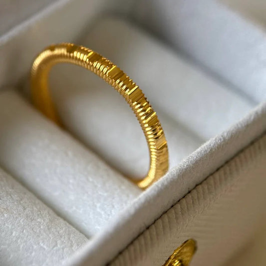 Ajda Ring II aus 925er Silber 22k vergoldet