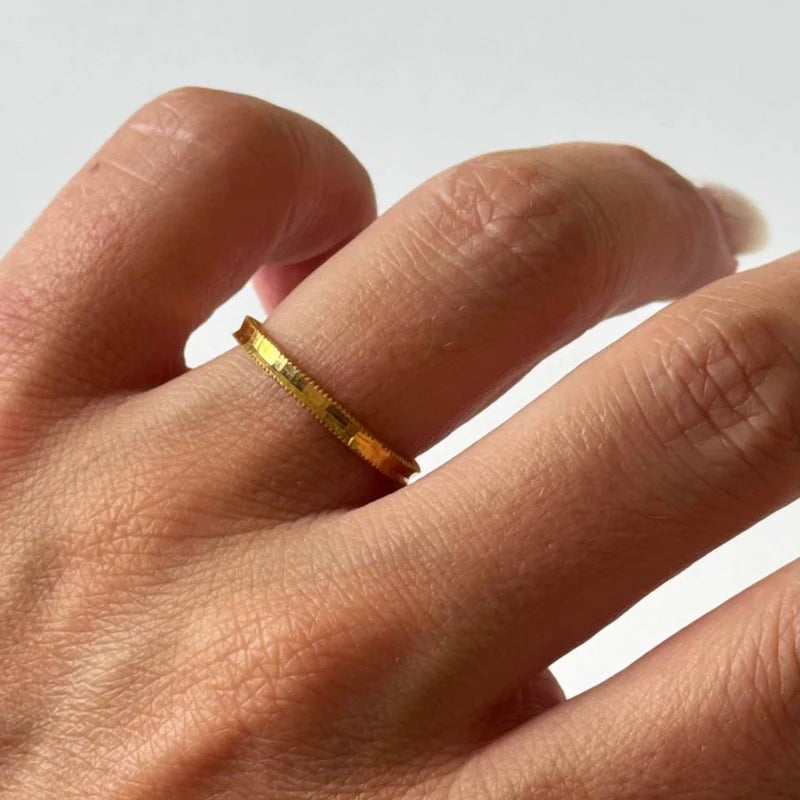 Ajda Ring aus 925er Silber 22k vergoldet