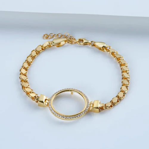 Bakla Armband mit Zirkonia Steinen 925er Silber