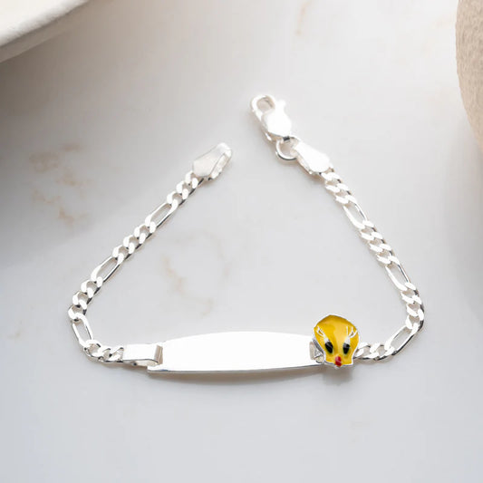 Tweeti ID-Armband Gravurarmband für Kinder Figarokette