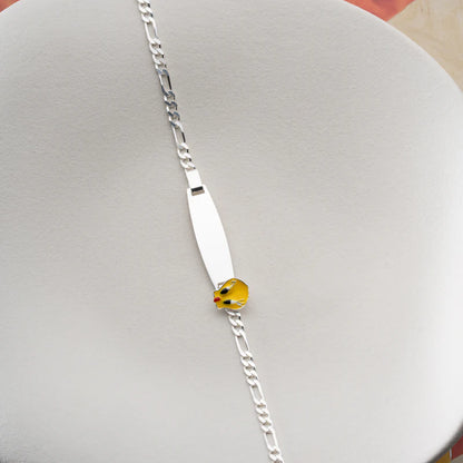 Tweeti ID-Armband Gravurarmband für Kinder Figarokette