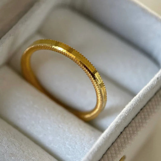 Ajda Ring aus 925er Silber 22k vergoldet