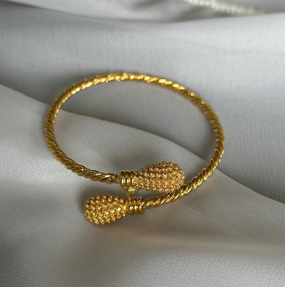 Armreifen 22k Vergoldet mit Dorika