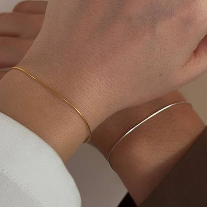 Seilmuster-Amband in 925er Silber als Paar Partnerarmband vergoldet mit Wunschbuchstabe
